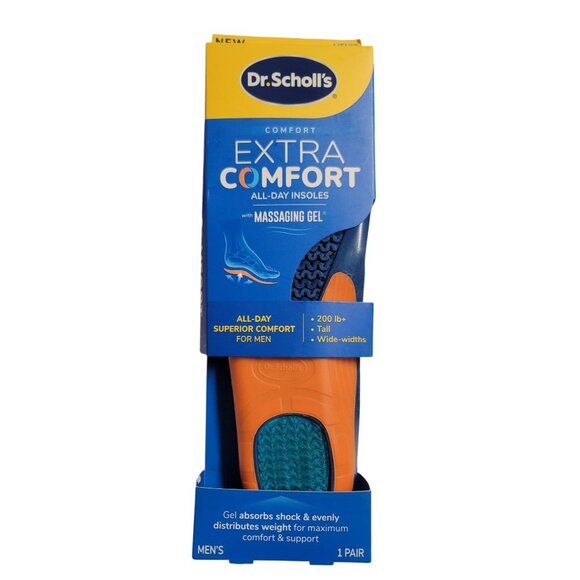 Dr. Scholl's Extra Comfort All-Day Men's Trim to Fit Insoles 1pair - Size (8-14) - Picture 1 of 5